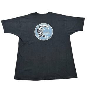 Vintage Oneill Men's y2K Navy Surf Printed Short Sleeve T-shirt Sz 2XL Y2K Retro